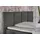 Home Affaire Boxspringbett HOME AFFAIRE "Casey", grau (anthrazit), B:111cm L:209cm, Struktur fein (100% Polyester), Komplettbetten, Boxspringbett, in 5 Breiten, 3 Ausführungen, 2 Härtegraden, Steppung, Topper