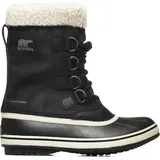 Sorel Winter Carnival Boot WP wasserdichte Schneestiefel, Black/Stone 2024/2025, 38.5 EU