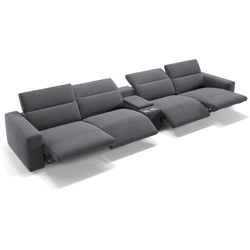 Stoff Relaxcouch LENOLA Kinocouch Stoffsofa - Grau