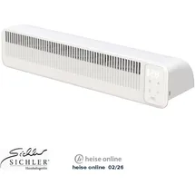 Sichler Haushaltsgeräte Automatischer Heizkörper-Akku-Ventilator, 3-stufig, 41 cm, USB