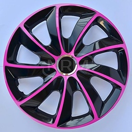 NRM Radzierblende STIG EXTRA schwarz/pink 14 Zoll 4er Set