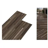 vidaXL Pvc-fliesen Selbstklebend 5,21 M2 2 Mm Braun Gestreift