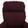 Mendler Relaxsessel HWC-L12 Stoff/Textil 0 x 0 x 0 cm Bordeaux mit Hocker