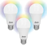 Alecto SMART-BULB10 TRIPLE - Smarte WLAN LED-Lampe, 3er-Pack