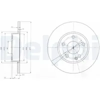 Delphi Bremsscheibe BG3840
