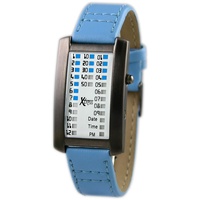 Xtress Herren Binär Quarz Uhr mit Leder Armband XDA1030B