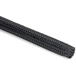 HellermannTyton Polyester Geflechtschlauch HEGP15-PET-BK-C4