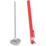 Gonetre Lesen Fleischthermometer Fleischthermometer Lebensmittel Kochen Küchenthermometer Edelstahl Küchenthermometer Lesethermometer Lesen Fleischthermometer Genaues Ablesen