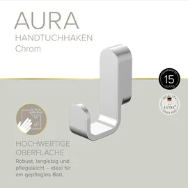 Lenz Handtuchhaken Aura Silber