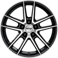 Platin P73 7 x 18 5 x 112 ET43 MB57,1 Schwarz/Poliert
