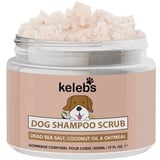 KELEBS Hundeshampoo Kokos | Hundepeeling | Hundeshampoo Sensitiv | Hundeshampoo Gegen Geruch | Hunde Shampoo Fellpflege | Gegen Juckreiz | Deshedding Shampoo Dog | Hunde Conditioner | Anti Juckreiz