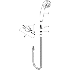 Hansgrohe Crometta 85 Mono Brauseset chrom 27576000
