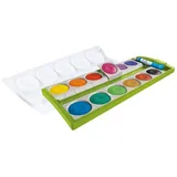 Pelikan Farbkasten K12® grün 12 Farben inkl. Deckweiß