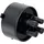 Uponor Ecoflex Gummi-Endkappe Quattro 25mm/32mm/40mm Mantel 175mm