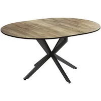 Vicco Esstisch Loyd, Eiche rustikal 120 x 76.5 cm