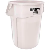 Rubbermaid Proregal Mülleimer, Weiß