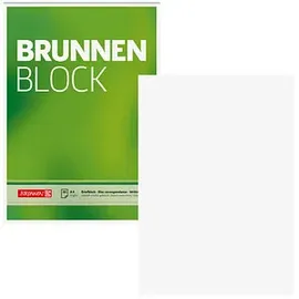 Brunnen Briefblock A4 blanko Grün