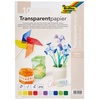 Transparentpapier DIN A4, 10 Blatt, 10-farbig COLOURMIX