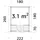 Palmako Stina 1,76 x 2,36 m natur