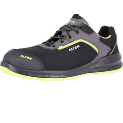 Sicherheitshalbschuhe S3 "LOAN XXSports PRO BLACK-LIME LOW" ESD WELLMAXX - 46 - schwarz