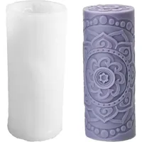 Luxuskollektion Zylinderform Silikonform Kerzen gießen