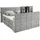 ed exciting design Boxspringbett Denver Schlamm - motorisierte TV-Halterung bis 40 Zoll grau