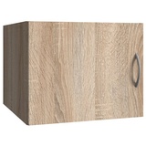 Lomadox Aufsatzschrank MIAMI-43 Eiche, Tür rechts oder links, ca. 40/40/54 cm braun 40 cm x 40 cm x 54 cm