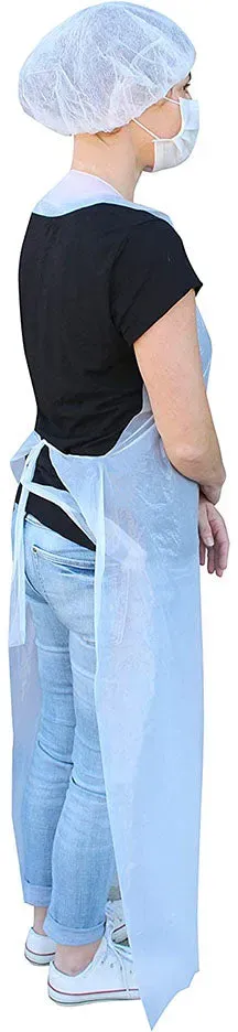 Medi-Inn PE-Schürzen Plus Einmalschürzen, gehämmert 75 cm x 160 cm / weiß / 1000 Stück