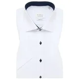 Eterna Modern Fit Hemd in weiß unifarben, weiß, 45