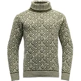 Devold Svalbard High Neck Pullover (Größe XS, oliv)