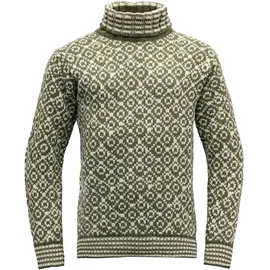 Devold Svalbard High Neck Pullover (Größe XS, oliv)