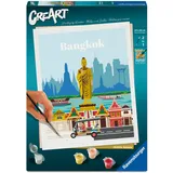 Ravensburger CreArt Malen nach Zahlen Citys 1 St. Farbenfrohes Bangkok