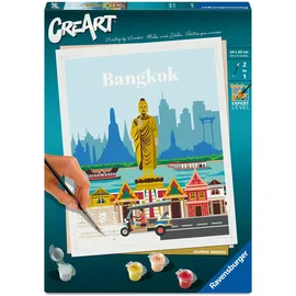 Ravensburger CreArt Malen nach Zahlen Citys 1 St. Farbenfrohes Bangkok