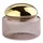 Giftcompany Voile Glasdose S grau/gold 8,5 cm