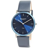 REGENT - 1094066 - Armbanduhr - Titanuhr - Herren - Dunkelblau/Blau