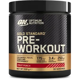 Optimum Nutrition Gold Standard Pre-Workout Fruit Punch Pulver 330 g