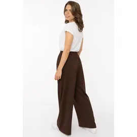 Zwillingsherz Bundfaltenhose Braun S/M