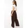 Zwillingsherz Bundfaltenhose Braun S/M