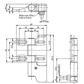bernstein tools for electronics Bernstein Sicherer Scharnierschalter SHS3Z-U15Z-SA-R