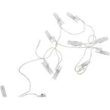 BUTLERS LED-Lichterkette 2 m Transparent