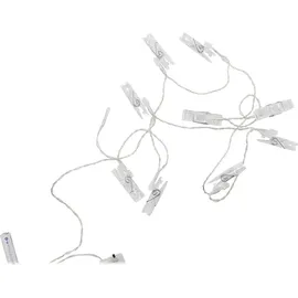 BUTLERS LED-Lichterkette 2 m Transparent