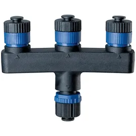 Paulmann Plug & Shine Verteiler 1-in/3-out Schwarz