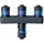 Paulmann Plug & Shine Verteiler 1-in/3-out Schwarz