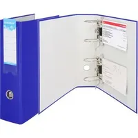 Donau Elektronik Doppelordner DIN A5 75 mm Blau 1 St.