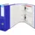 Donau Elektronik Doppelordner DIN A5 75 mm Blau 1 St.