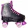 Muuwmi Roller Skates Disco Gr. 35-38, Rollschuhe - lila/schwarz