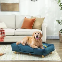 PawHut Hundesofa 96 x 66 x 24 cm blau