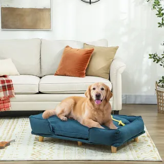PawHut Hundesofa 96 x 66 x 24 cm blau