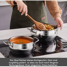 KARACA Emirgan Topf-Set 8-tlg. Kochtopf + Bratentopf + Fleischtopf + Stieltopf