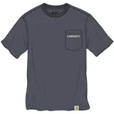 CARHARTT Irvine Kurzarm-t-shirt - Bluestone - XL